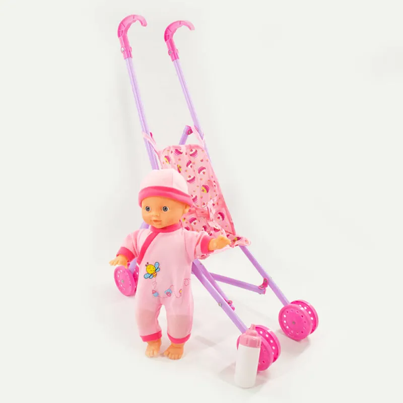 Papușă cu cărucior Baella Baby ICOM 7127803