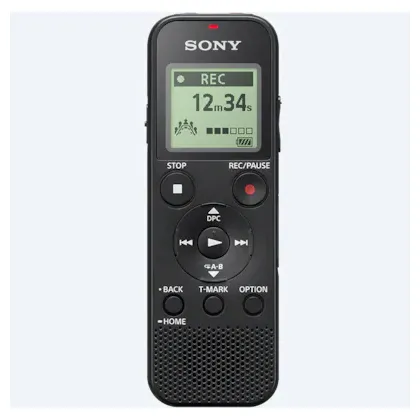Цифровой диктофон SONY ICD-PX370, 4GB PC Link + MC slot ICD, MP3, 2 AAA