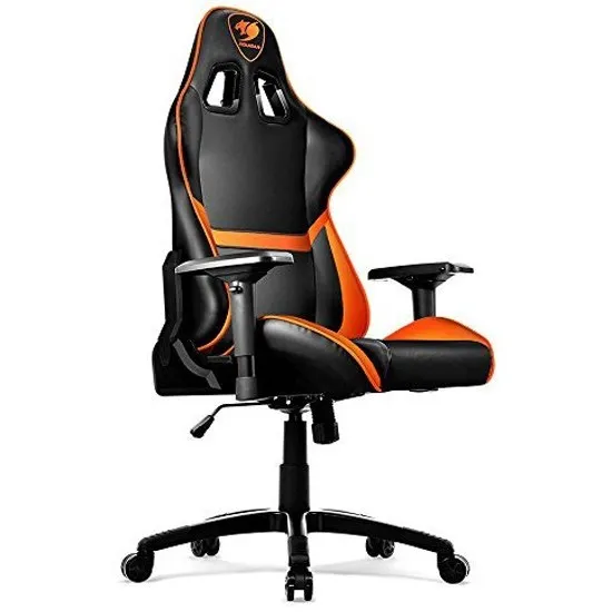 Scaun Gaming Cougar Armor, PU Piele, Negru/Portocaliu
