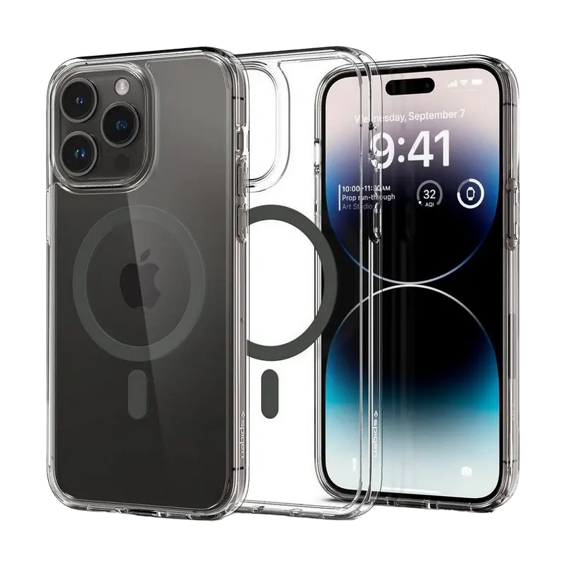 Spigen iPhone 14 Pro, Ultra Hybrid Mag Magsafe, Graphite
