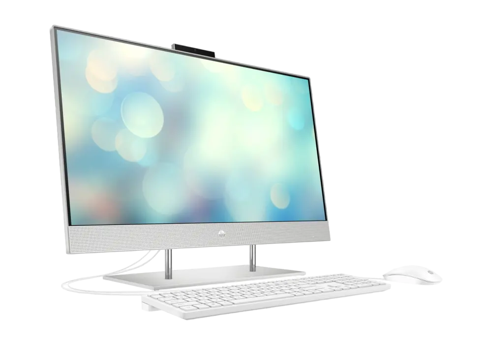 Computer All-in-One HP 7-dp1033ur, 27", Intel Core i3-1125G4, 8GB/512GB, FreeDOS, Argintiu