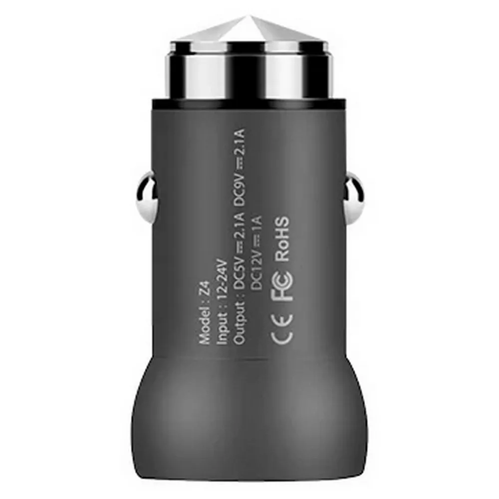 Incărcător auto Hoco Z4 Single USB charging adapter, QC2.0, 12W, Negru