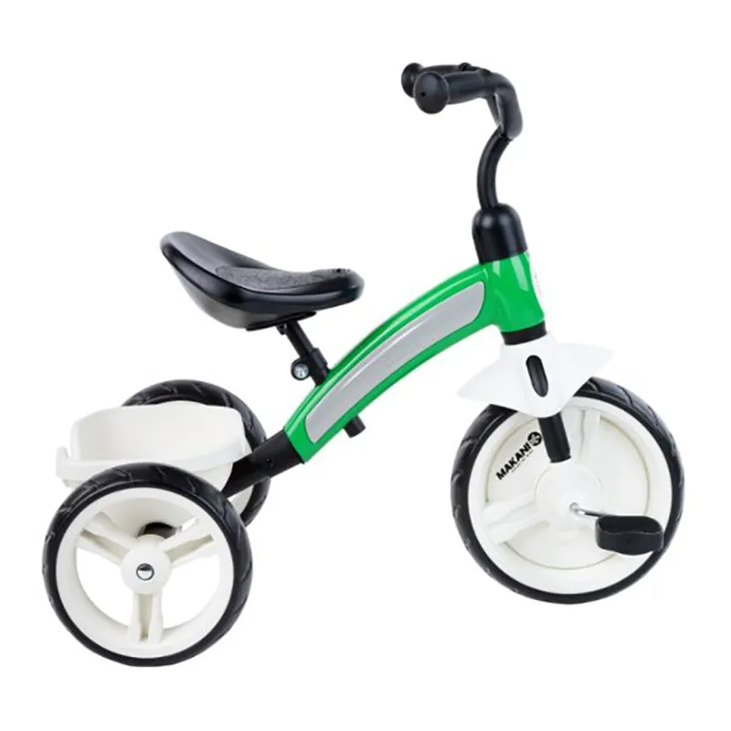 Bicicletă cu trei roți Makani Micu, Verde