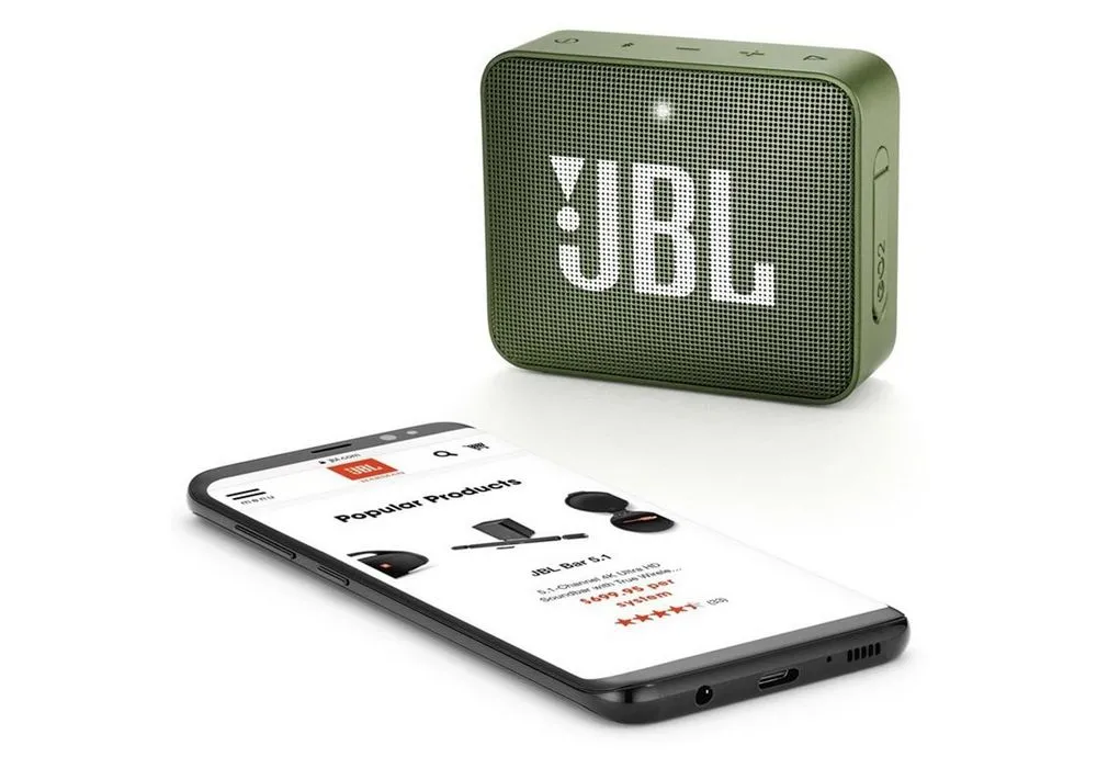 Портативная колонка JBL GO 2, Зелёный