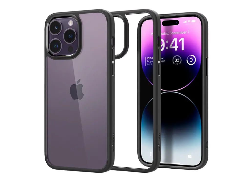 Spigen iPhone 14 Pro Max, Ultra Hybrid, Matte Black