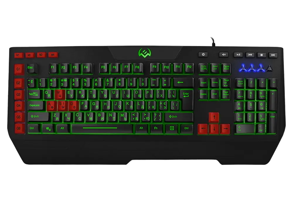 Tastatură SVEN KB-G9600, Cu fir, Negru