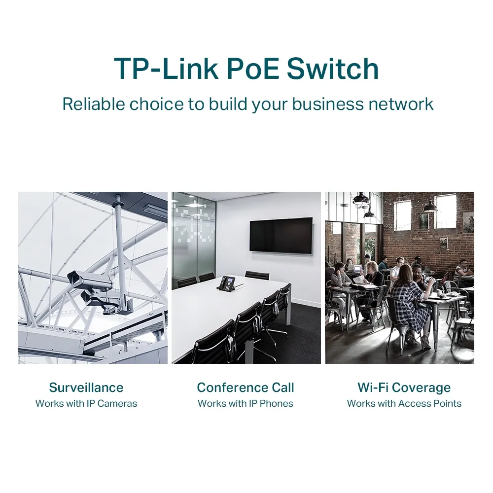 PoE коммутатор TP-LINK TL-SG1428PE, 24x IEEE 802.3af/at