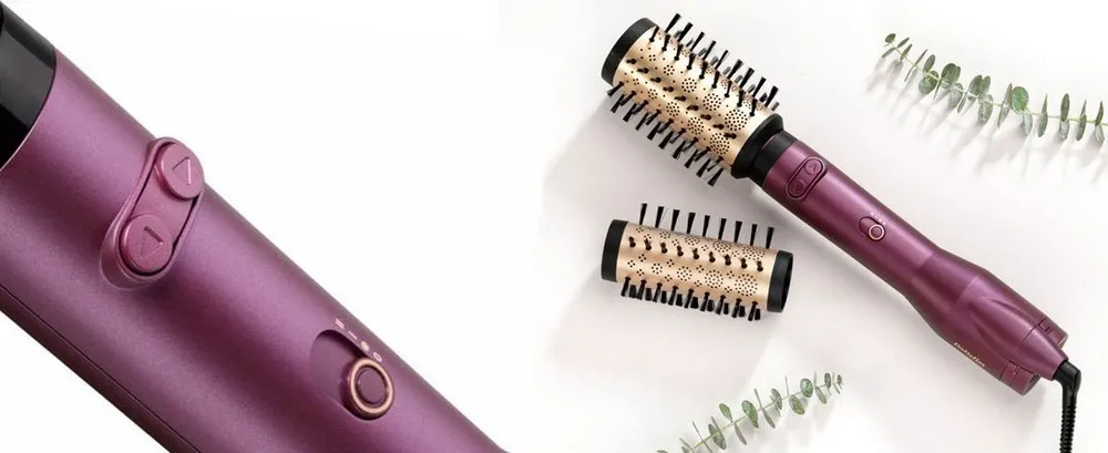 Фен-щётка BaByliss Big Hair Dual AS950E, 650 Вт, Фиолетовый