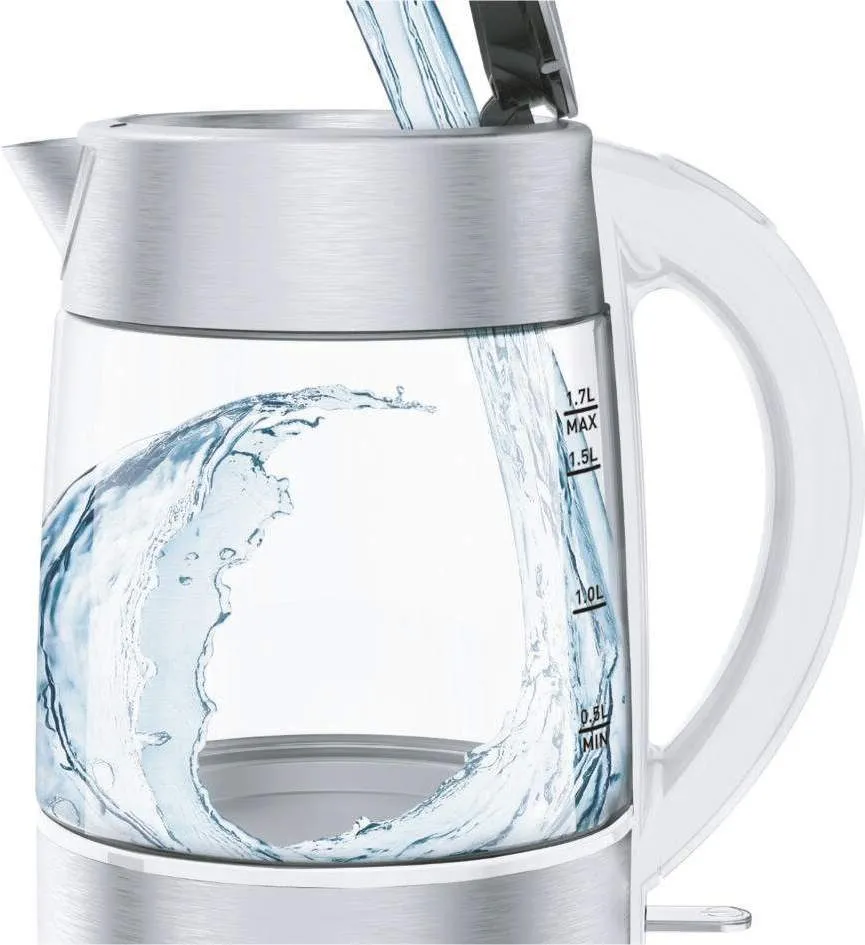 Электрочайник Tefal Glass, Белый