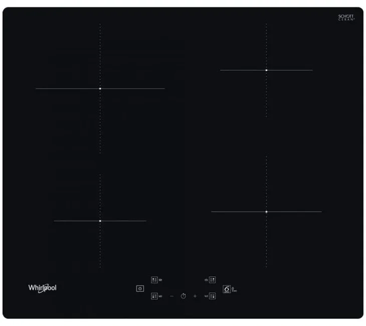 Plită cu inducție Whirlpool WS Q7360 NE, Negru
