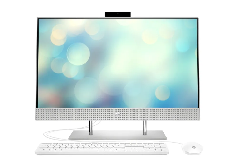 Computer All-in-One HP 7-dp1033ur, 27", Intel Core i3-1125G4, 8GB/512GB, FreeDOS, Argintiu