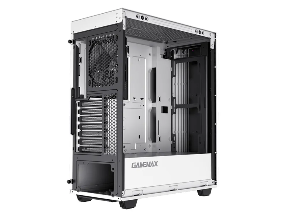 Carcasă PC Gamemax Precision, Midi-Tower, ATX, Alb
