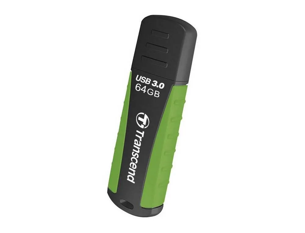 USB Flash накопитель Transcend JetFlash 810, 64Гб, Черный/Зеленый
