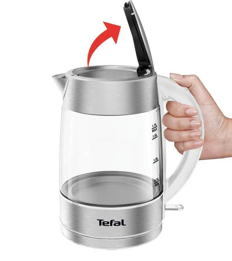 Электрочайник Tefal Glass, Белый