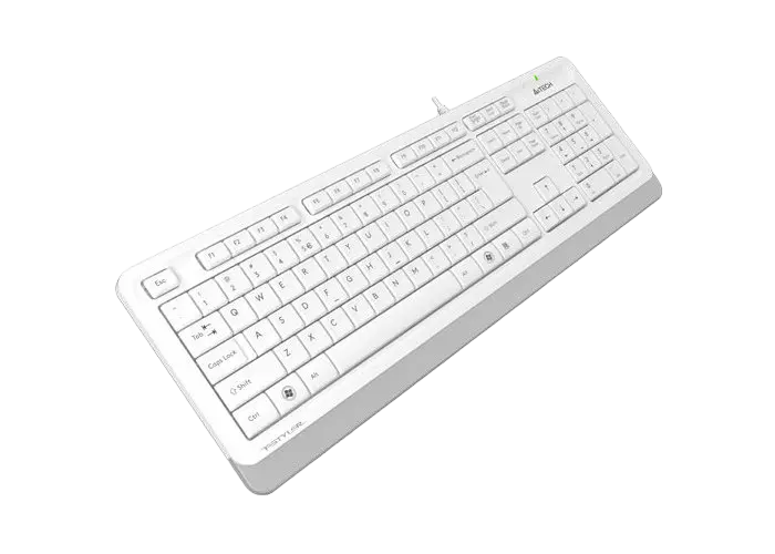 Клавиатура A4Tech FK10, Проводное, Белый/Серый