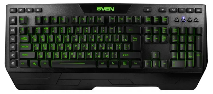 Tastatură SVEN KB-G9600, Cu fir, Negru