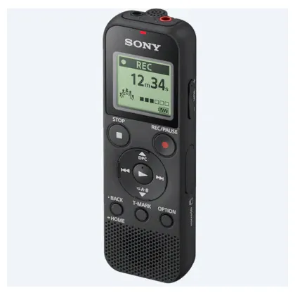 Цифровой диктофон SONY ICD-PX370, 4GB PC Link + MC slot ICD, MP3, 2 AAA