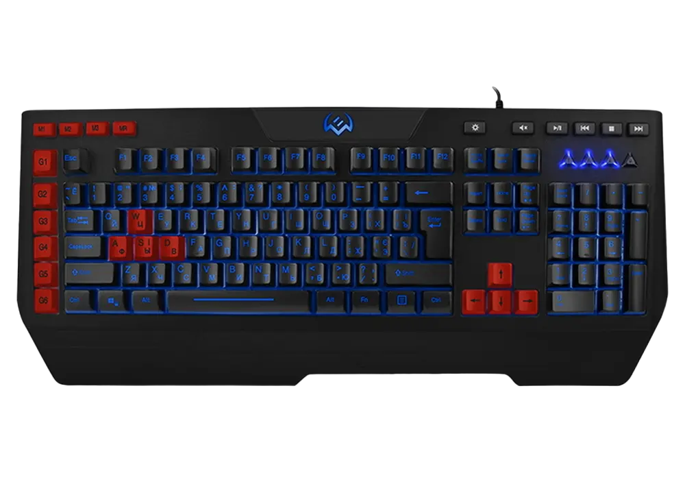 Tastatură SVEN KB-G9600, Cu fir, Negru