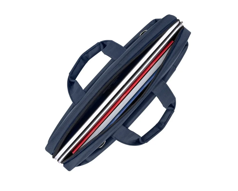 Geantă pentru Laptop RivaCase Central, 15.6", Poliester, Albastru