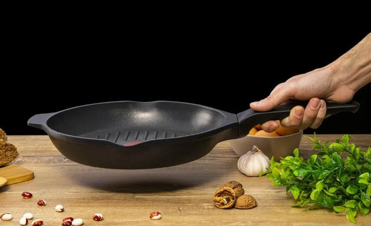 Сковорода-гриль Tefal E2324074, 26cm, Чёрный