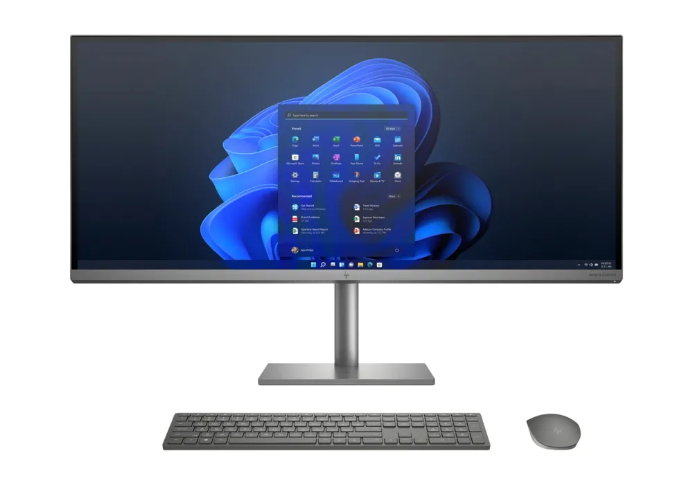 Моноблок HP ENVY 34, 34", Intel Core i7-11700, 32Гб/1000Гб, Windows 11 Home, Серебристый