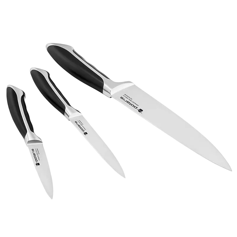 Set de Cuțite Polaris Millennium-3SS, Negru
