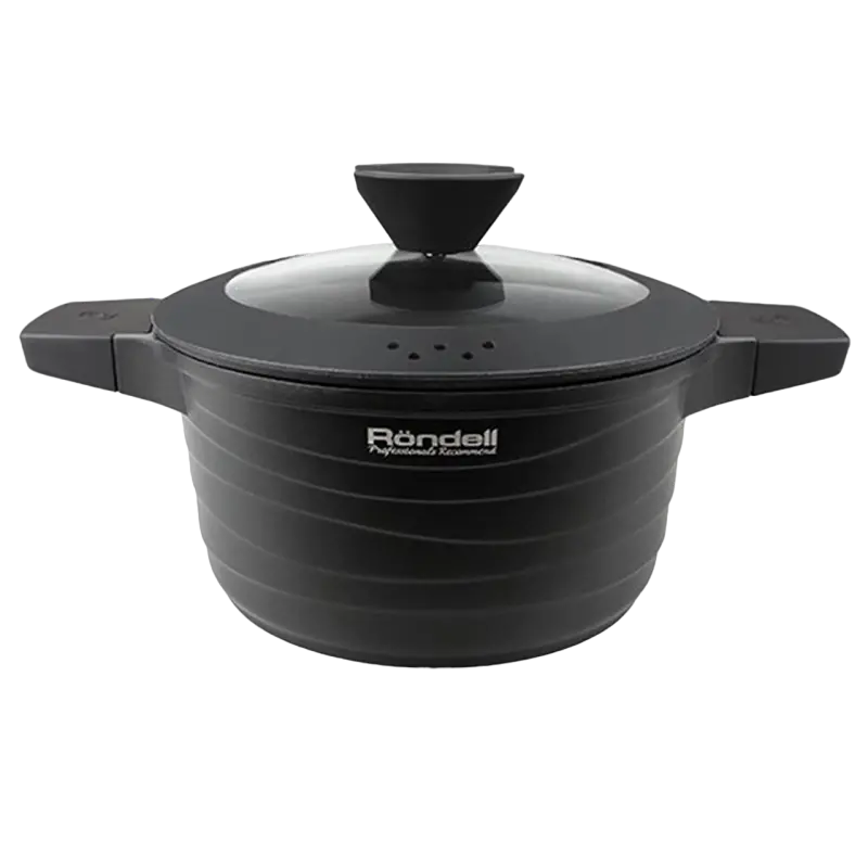 Кастрюля Rondell RDA-766, 4,7л, Чёрный