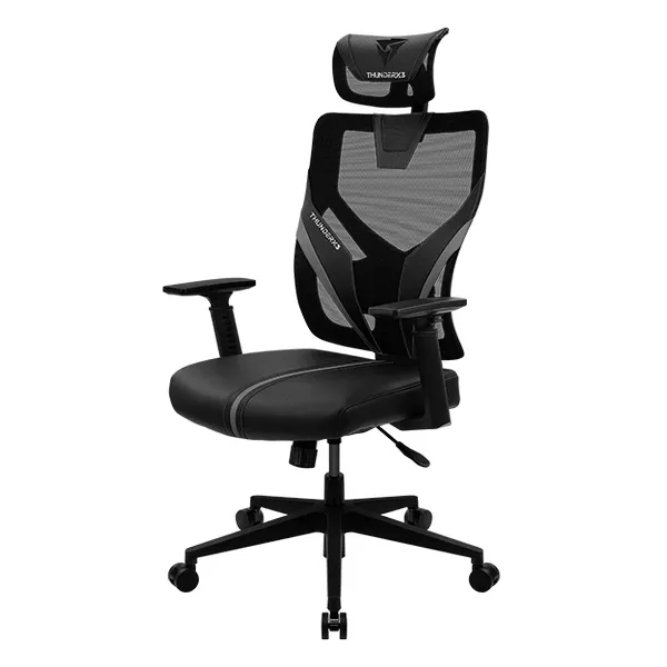 Scaun Gaming ThunderX3 Yama1, PU Piele, Negru
