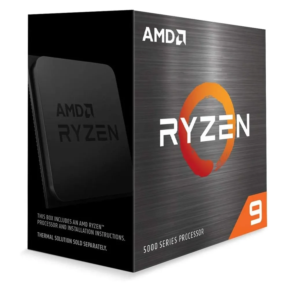 CPU AMD Ryzen 9 5900X  (3.7-4.8GHz, 12C/24T, L2 6MB, L3 64MB, 7nm, 105W), Socket AM4, Rtl