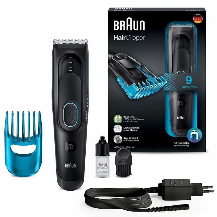 Машинка для стрижки Braun HC5010, Чёрный