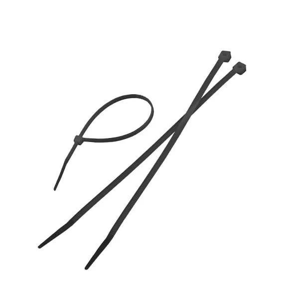 Colier din nailon pentru cabluri WOKIN 4,8x350 mm negru