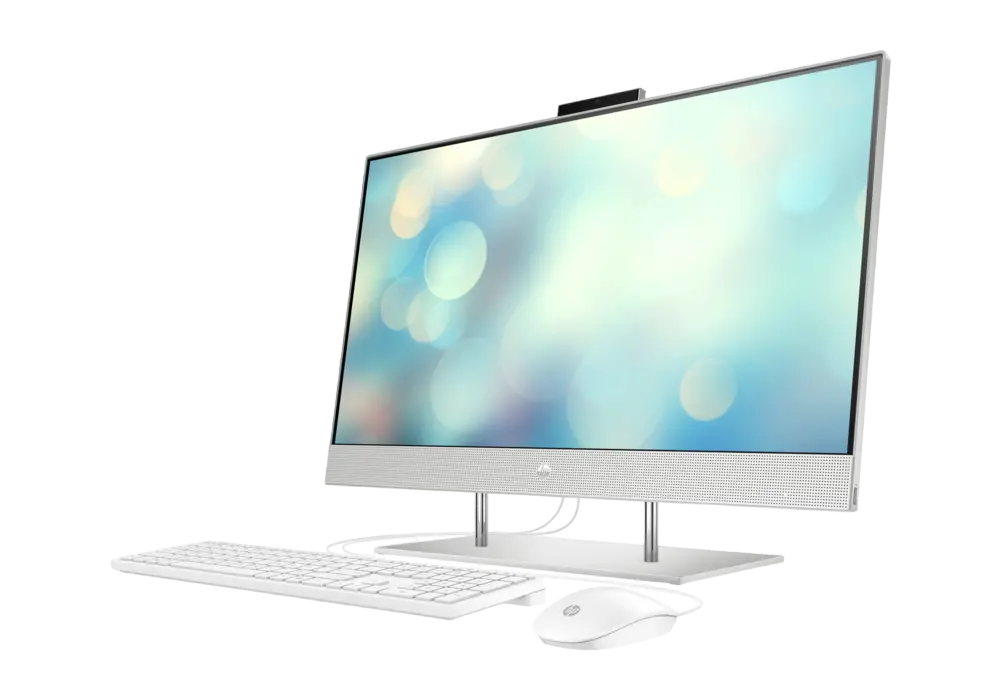 Computer All-in-One HP 7-dp1033ur, 27", Intel Core i3-1125G4, 8GB/512GB, FreeDOS, Argintiu