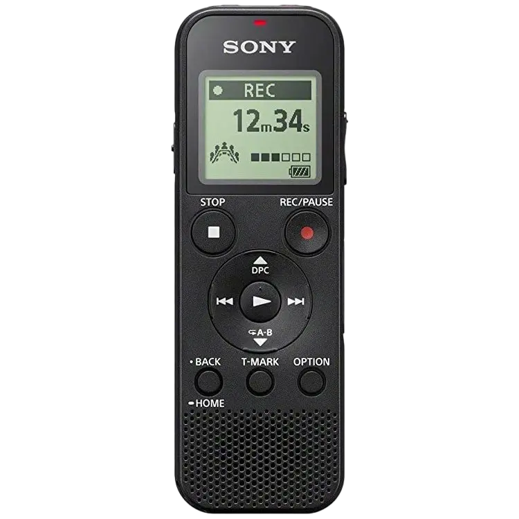 Цифровой диктофон SONY ICD-PX370, 4GB PC Link + MC slot ICD, MP3, 2 AAA