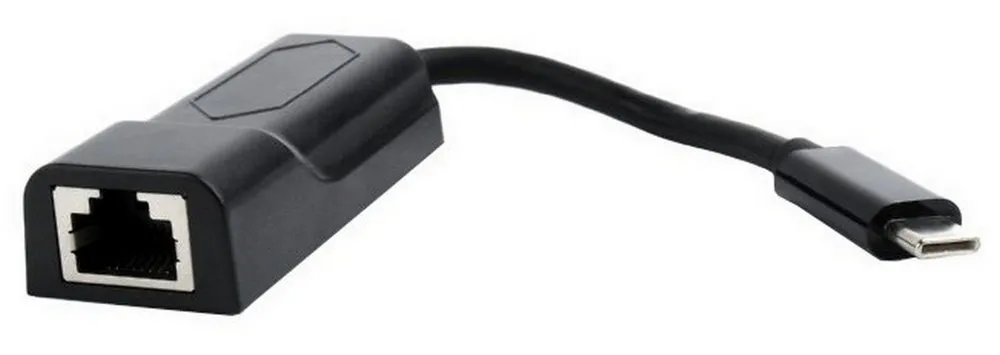 Сетевой адаптер Cablexpert USB 3.1 to RJ45, Чёрный
