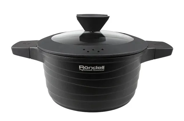 Кастрюля Rondell RDA-766, 4,7л, Чёрный