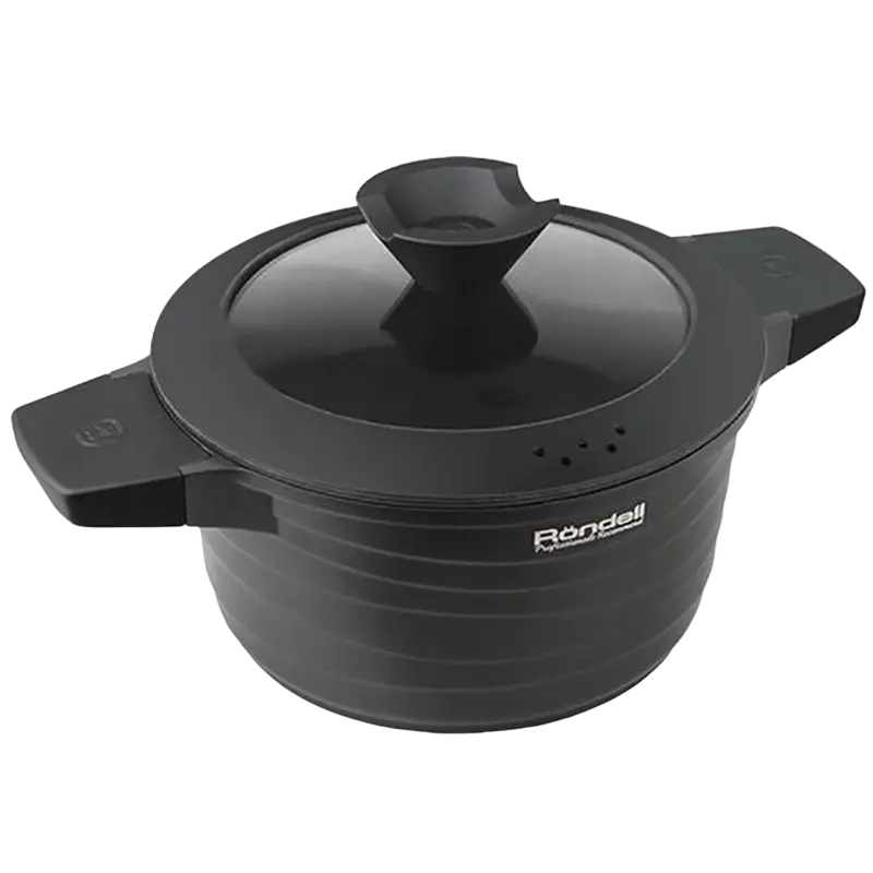 Кастрюля Rondell RDA-766, 4,7л, Чёрный