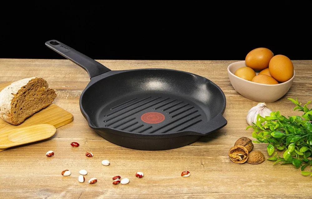 Сковорода-гриль Tefal E2324074, 26cm, Чёрный