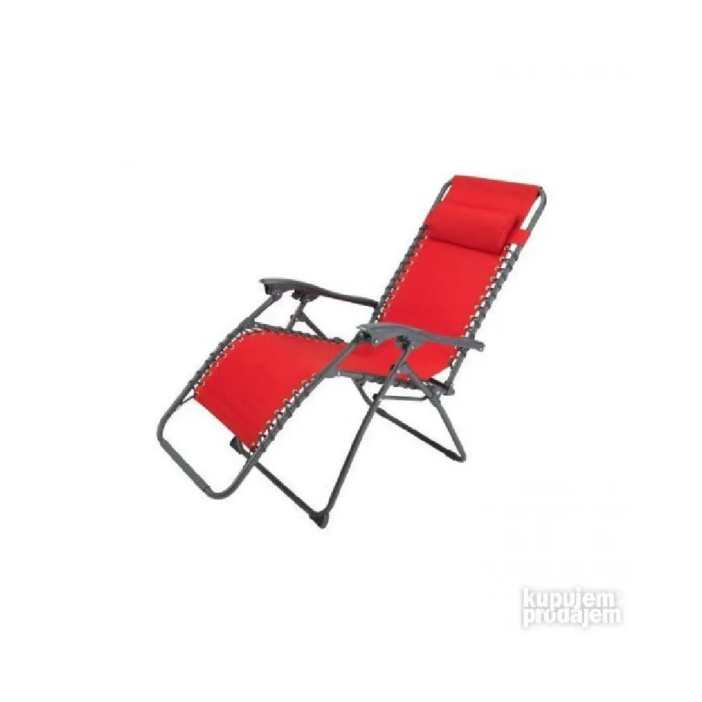 Scaun pliabil de gradina MESSINA (Rosu)