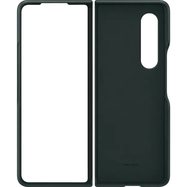 Husă tip carte Samsung Leather Cover for Galaxy Z Fold 3, Verde