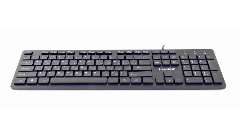 Tastatură Gembird KB-MCH-03-RU, Cu fir, Negru