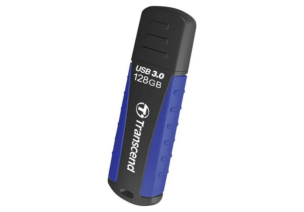 USB Flash накопитель Transcend JetFlash 810, 128Гб, Черный/Синий
