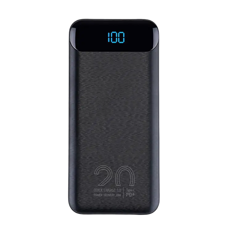 Power Bank Rivacase 20000 mAh QC 3.0/PD 20W, VA2580, Black
