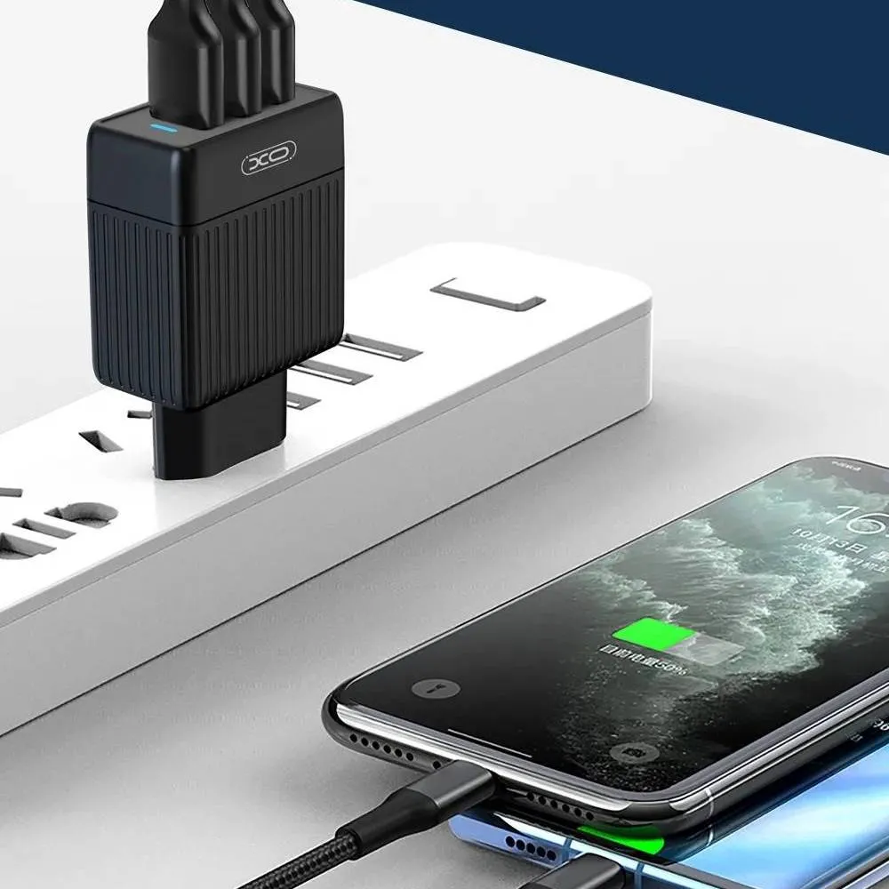 Încărcător XO L58, 18W, Negru