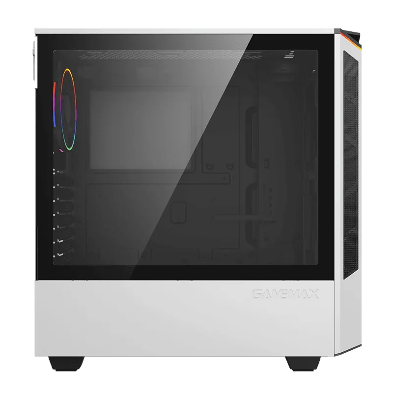 Carcasă PC Gamemax T801WT, Midi-Tower, ATX, Alb