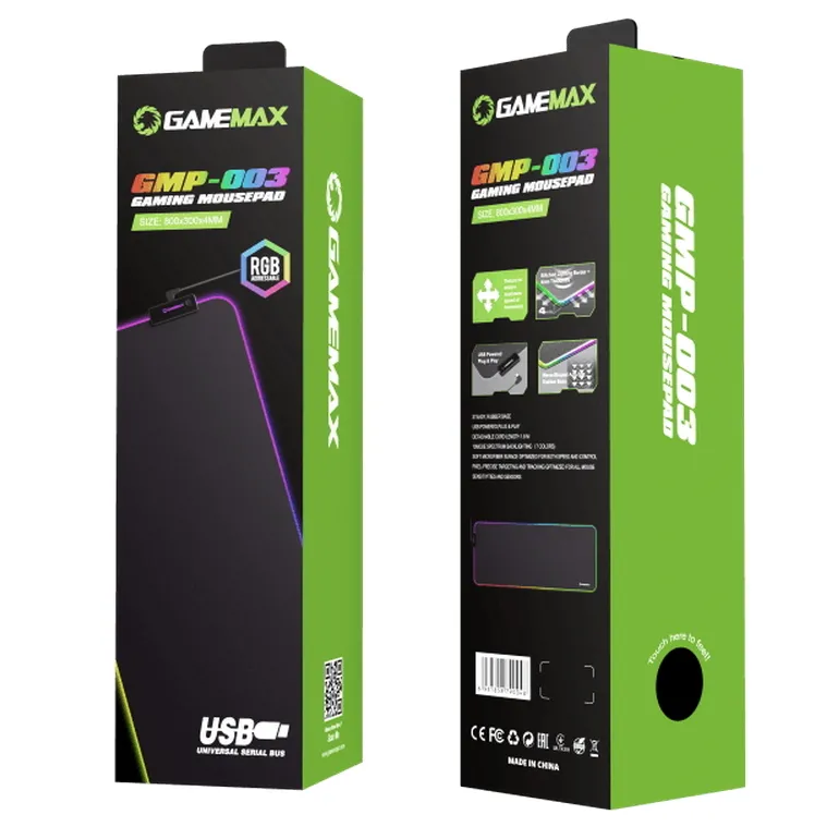 Mouse Pad pentru jocuri Gamemax GMP-003, Extra Large, Negru