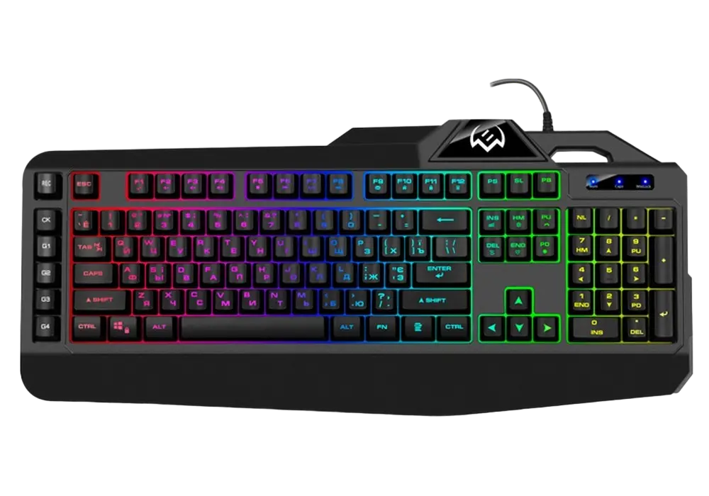 Tastatură SVEN KB-G8600, Cu fir, Negru