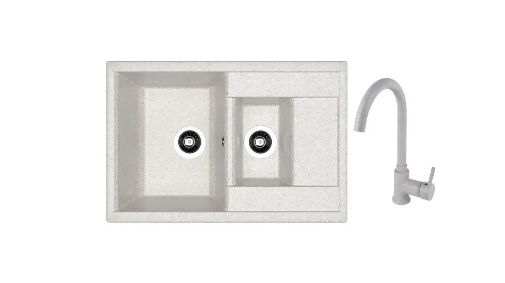 НАБОР мойка Dr Gans Astra 760K + SanDonna F 7073 серый