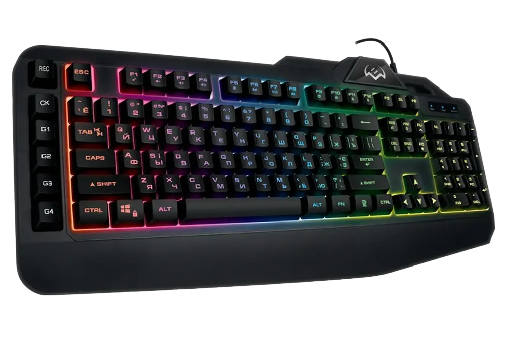 Tastatură SVEN KB-G8600, Cu fir, Negru