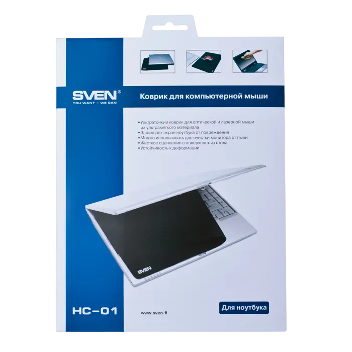Mouse Pad SVEN HC-01, 300mm x 225mm, Albastru închis