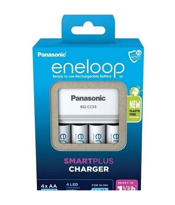 Încărcător Acumulatori Panasonic K-KJ55MCD40E, Alb